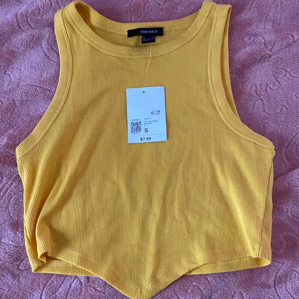 yellow forever 21 crop top - NOT USED!